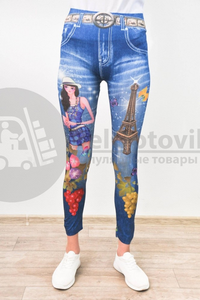 Утягивающие джинсы Slim N Lift Caresse Jeans (леджинсы, джегинсы) - фото 3 - id-p179631945