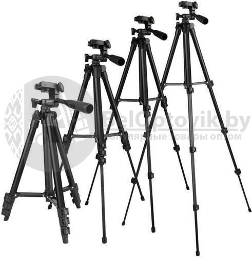 (Оригинал) Штатив для камеры и телефона Tripod 3120 (35-102 см) с непромокаемым чехлом - фото 8 - id-p179629792