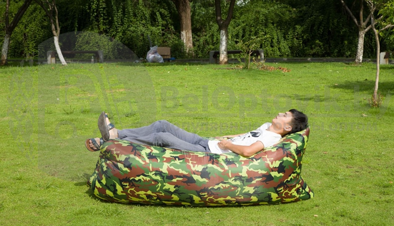 Надувной диван (Ламзак) размер XL 200 х 90см Радуга - фото 6 - id-p179626721