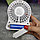 Мини вентилятор USB Fashion Mini Fan, 3 скорости обдува (заряжается от USB) Зеленый, фото 2