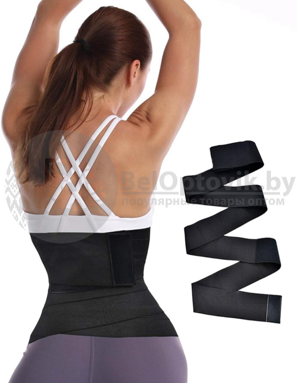 Утягивающий пояс для коррекции талии Adjustable Shoulder Strap Body Waist Cincher Vest - фото 7 - id-p179623707
