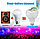 Музыкальная мульти RGB лампа колонка Led Music Bulb с пультом управления, фото 5