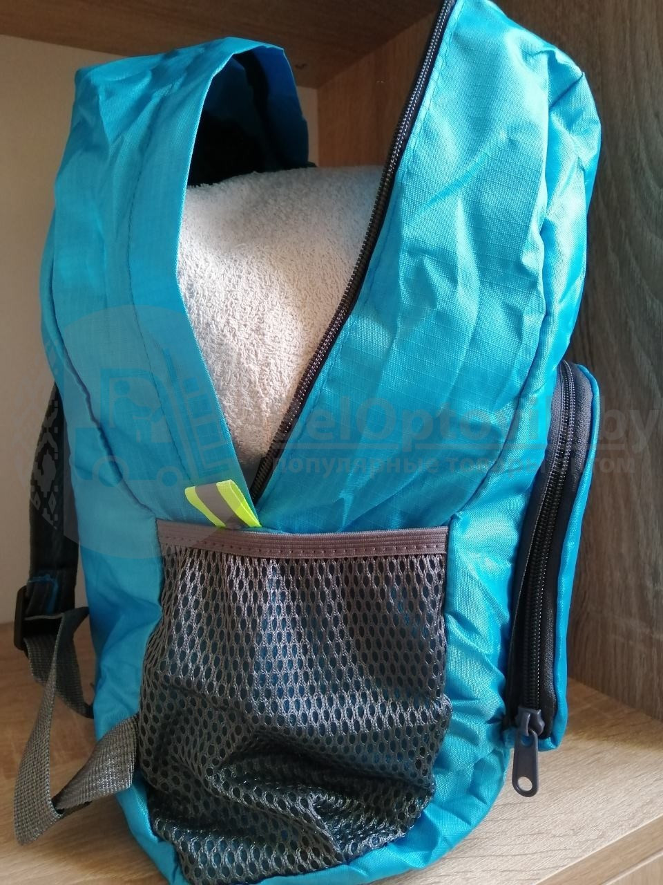 Рюкзак Samsonite Worldroof (легко трансформируется в косметичку) Голубой - фото 3 - id-p179628751