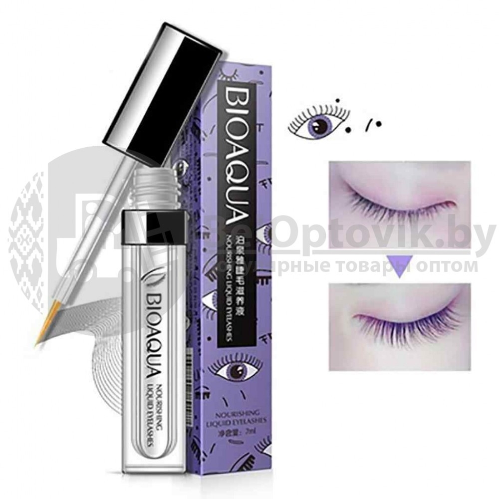 Ликвидация Сыворотка гель для роста ресниц и бровей Bioaqua Eyelashes, 7 ml - фото 6 - id-p179628774