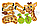Конструктор болтовой мозаика-пазл Африканские животные / динозавры / спецтехника 4 в 1 Creative Mosaic Box 198, фото 10