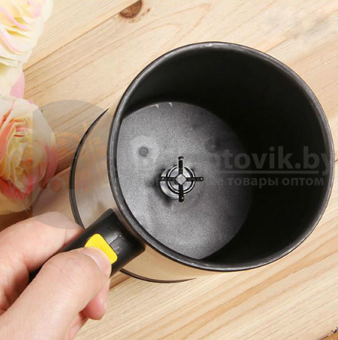 Термокружка-мешалка Self Stirring Mug (Цвет MIX) Желтая - фото 3 - id-p179626832