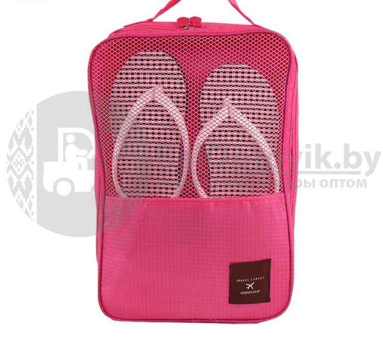 Органайзер для обуви Travel Series-shoe pouch (Сумка для обуви серии Travel) Розовый - фото 2 - id-p179626836