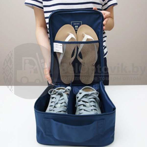 Органайзер для обуви Travel Series-shoe pouch (Сумка для обуви серии Travel) Розовый - фото 6 - id-p179626836