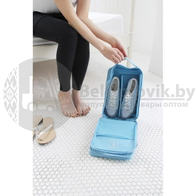 Органайзер для обуви Travel Series-shoe pouch (Сумка для обуви серии Travel) Синий - фото 10 - id-p179626837