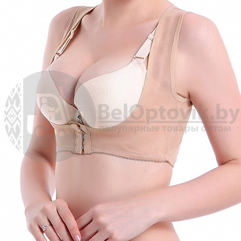 Корректор осанки с поддержкой груди (корсет) Back correcting support chest close Furu. Размер XL Черный - фото 8 - id-p179628855