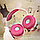 Беспроводные Bluetooth наушники Hello Bear BK-5 с подсветкой Розовый с белым, фото 6