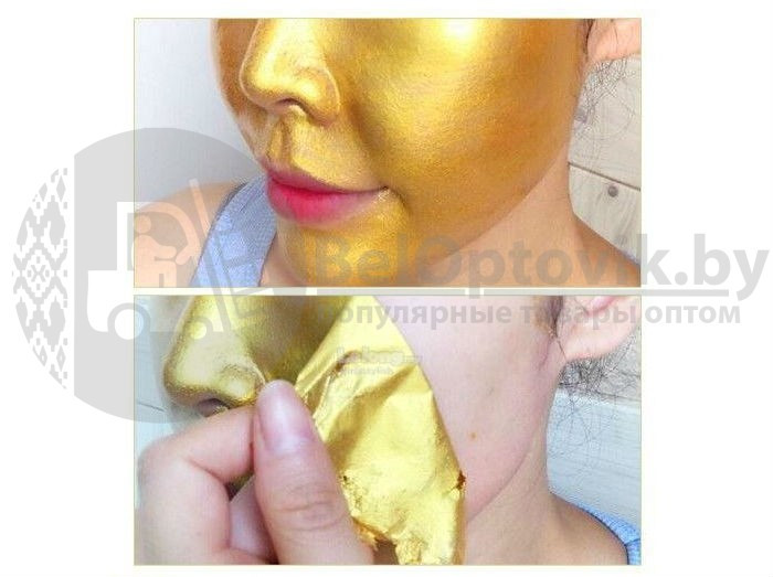 Антивозростная маска - пленка с золотом и муцином улитки FarmStay 24K Gold Snail Peel Off Pack, 100g (Original - фото 9 - id-p179623824