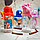Поильник детский I LOVE YOU для воды и соков с трубочкой, 600 мл Розовый зайка, фото 3