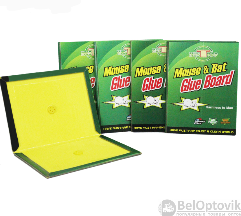 Липкая ловушка для мышей и насекомых MouseRat Glue Board - фото 2 - id-p179628922