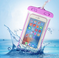 Водонепроницаемый чехол для телефона (для подводной съемки) Фиолетовый, фото 1