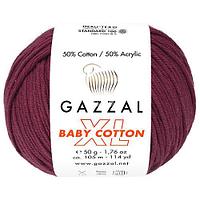 Пряжа Gazzal Baby Cotton XL (3442XL)