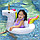 Надувной детский круг с сидением, спинкой и ручками, в ассортименте (5 видов) Baby Boat Белый единорог, фото 10