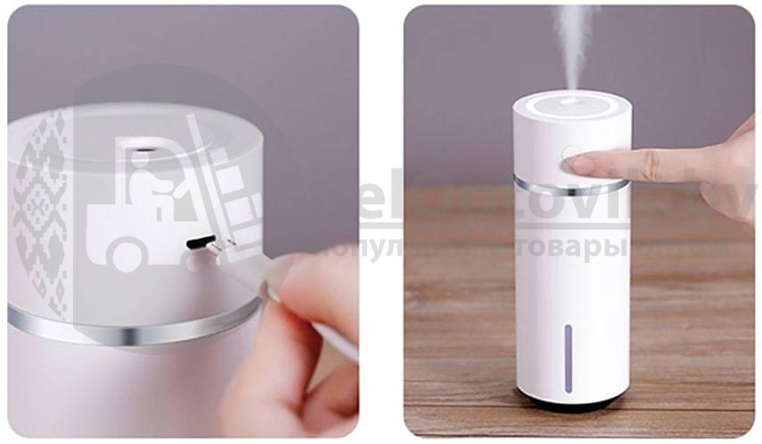 Увлажнитель (аромадиффузор) воздуха Mini Humidifier DZ01 Белый корпус - фото 6 - id-p179627032