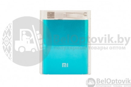 Портативное зарядное устройство power bank Xiaomi 10400 mAh Бирюза, фото 1