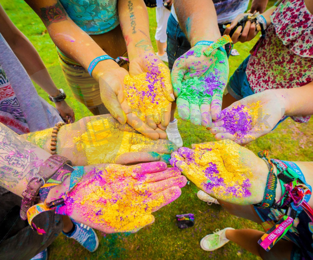 Фестивальная краска Холи Genio Kids Яркий цвет праздника, 100 гр Белая - фото 2 - id-p179623974