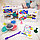 New Набор для творчества Genio Kids Мел - пластилин. Лепи и рисуй с раскраской, фото 4