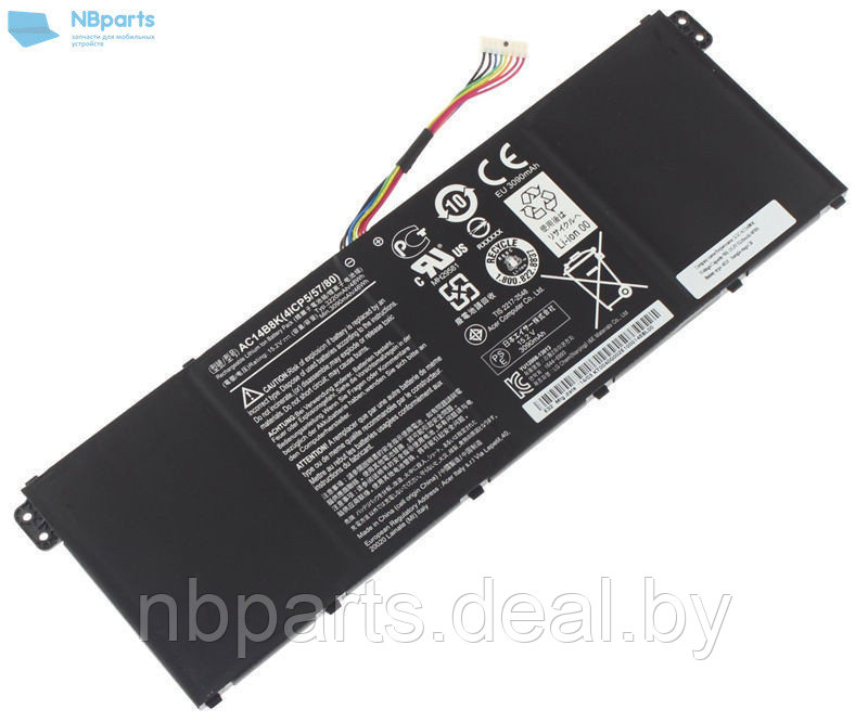 Аккумулятор (батарея) для ноутбука Acer Aspire E3-111 V3-111 11.4V 3246mAh, AC14B18J - фото 1 - id-p111769730