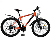 Горный велосипед RS Prime 27.5 (оранжевый/черный)