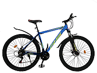Горный велосипед RS Profi 29" (синий/салатовый)