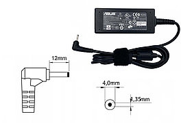 Оригинальная зарядка (блок питания) для ноутбука Asus VivoBook S200, AD2066020, 45W штекер 4.0x1.35мм