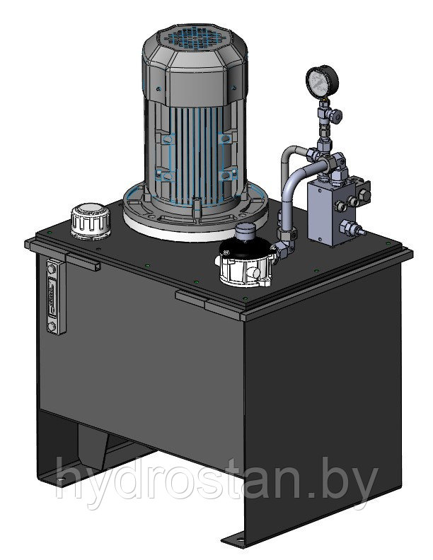 Гидравлическая станция для привода механизированного склада топлива типа подвижный пол (живое дно) - фото 1 - id-p179610010