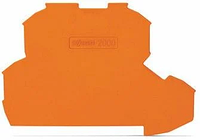 Торцевая и промежуточная пластина; оранжевые для серии 2000-220X