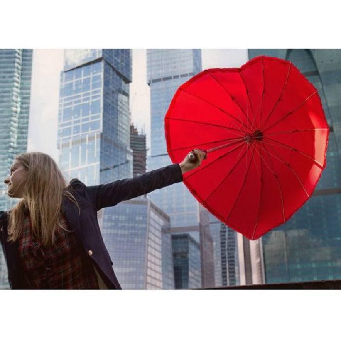 Зонт в виде сердца «Романтичный» - фото 2 - id-p50185853
