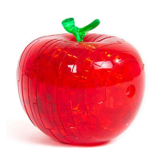 Объемный 3D пазл «Яблоко» красное 45 деталей - фото 1 - id-p50733900
