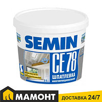 Шпатлевка универсальная SEMIN СЕ 78 universal (белая крышка), 25 кг