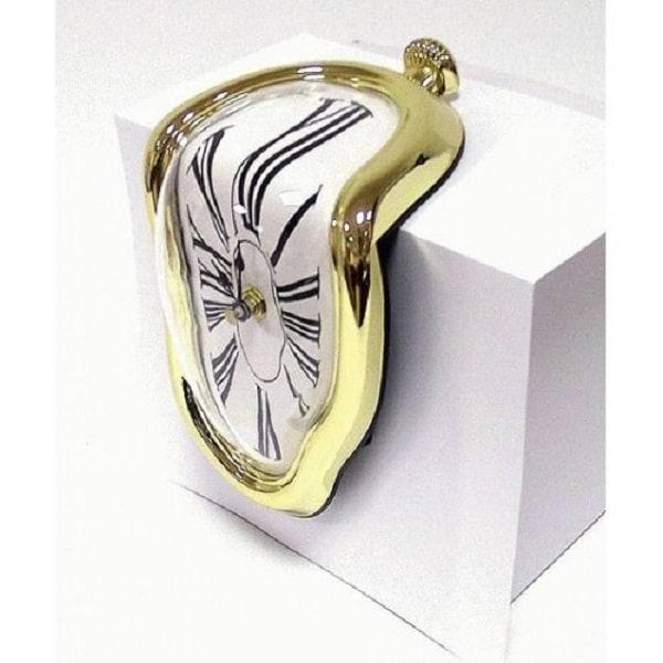Стекающие часы С. Дали «Melting Clock» золотистые - фото 1 - id-p69938775
