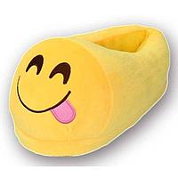 Веселые тапочки Emoji «Счастье»