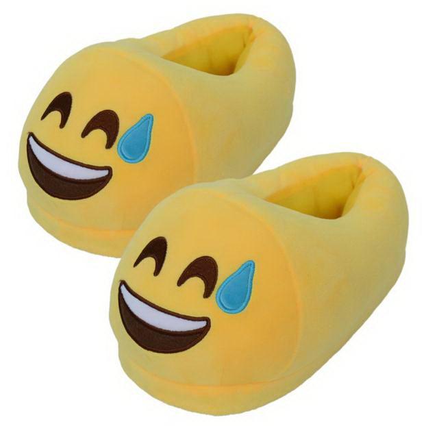 Тапочки Emoji «Радость до холодного пота» - фото 1 - id-p69938835