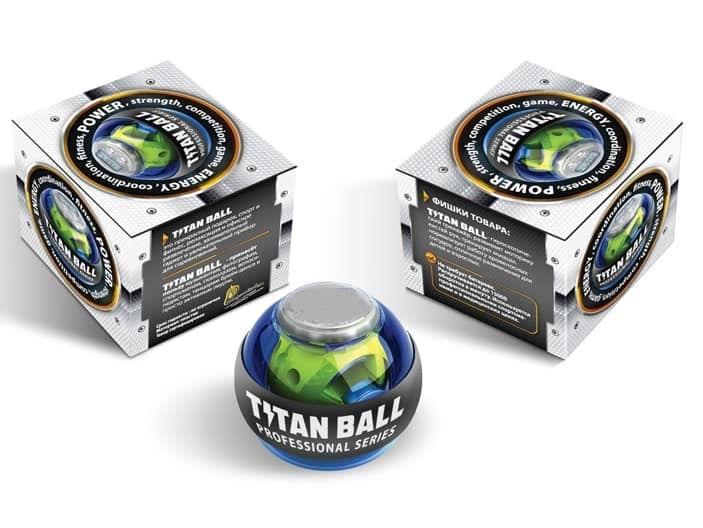 Titan ball (PowerBall) Amber оранжевый - фото 2 - id-p69938881