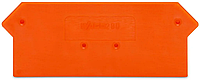 Торцевая и промежуточная пластина; оранжевые для серии 280-62X