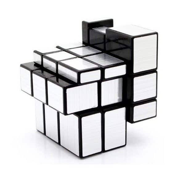 Зеркальный кубик Рубика QIYI «Mirror» серебро - фото 2 - id-p69939113
