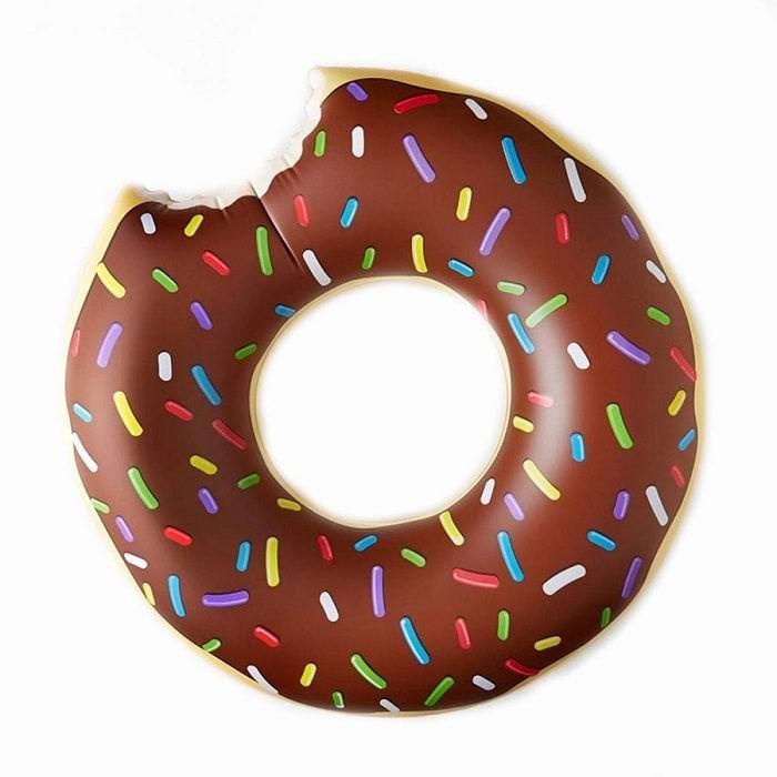 Круг надувной «Пончик» шоколадный (100 см) - фото 1 - id-p77376034
