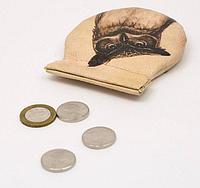 Монетница «Совушка» кожаная