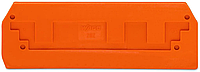 Торцевая и промежуточная пластина; оранжевые для серии 28-68X