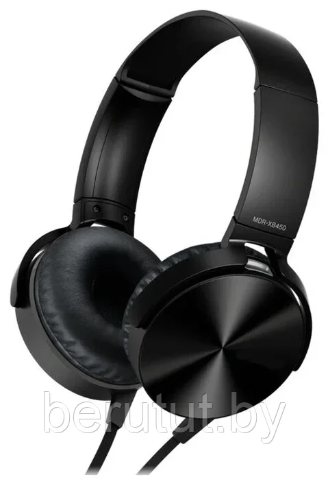 Накладные проводные наушники EXTRA BASS MDR-XB450AP синий - фото 3 - id-p179649027