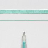 Ручка гелевая "Gelly Roll Stardust", 0.5 мм, прозрачный, стерж. зеленый, фото 2