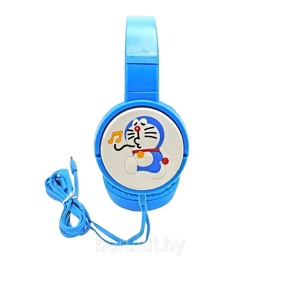 Детские проводные наушники KT-3156, Кот Doraemon - фото 3 - id-p179651680