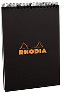 Блокнот "Rhodia", A5, 80 листов, клетка, черный