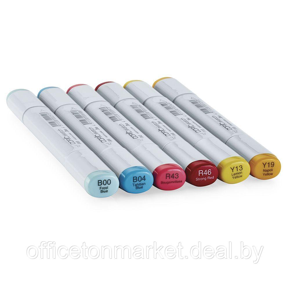 Набор маркеров перманентных "Copic Sketch", базовые оттенки, 6 цветов - фото 2 - id-p178285060