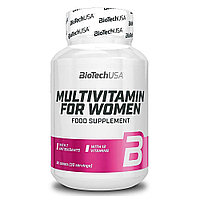 Комплекс витаминов и антиоксидантов для женщин Multivitamin for Women 60 таб Biotech USA