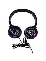 Проводные детские наушники hello kitty KT-3156